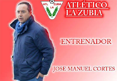 José Manuel Cortés, entrenador del At. Zubia
