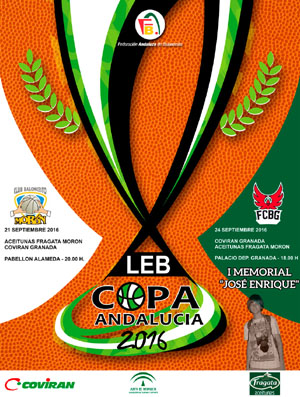 Cartel del partido de vuelta de la Copa Andalucía LEB