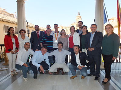 Recepción de Ruiz en el Ayuntamiento accitano 