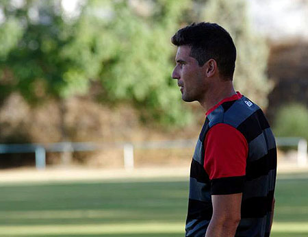 Juan Francisco Funes, entrenador del Loja CF (VICENTE CARVAJAL)