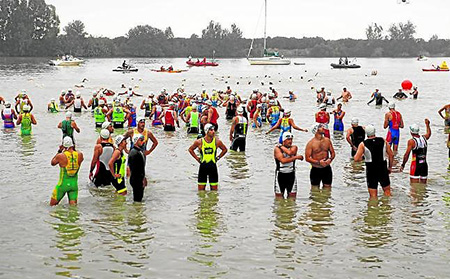 La Puebla del Río celebró la quinta edición del triatlón Puerta de Doñana