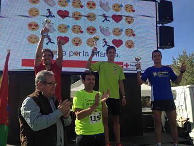 Algunos de los ganadores de la prueba 