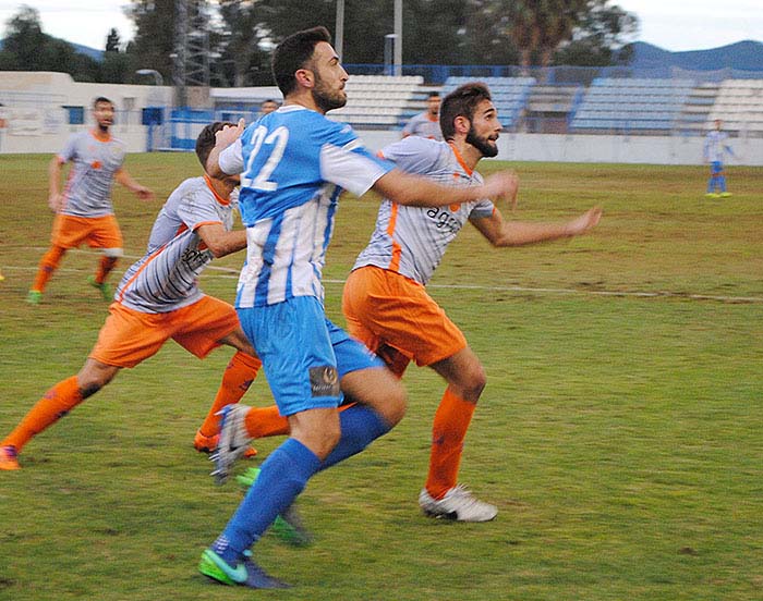 El gol de Sergio Bustos le dio los tres puntos al CF Motril (MUCHO DEPORTE)