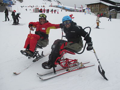 Esquí adaptado en Sierra Nevada 