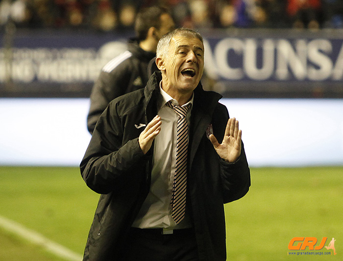 Lucas Alcaraz en el transcurso del partido copero ante Osasuna (LOF)