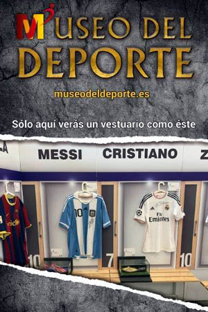 Detalle del folleto del Museo del Deporte en Granada 