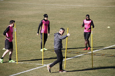 Alcaraz ha arengado a sus jugadores 