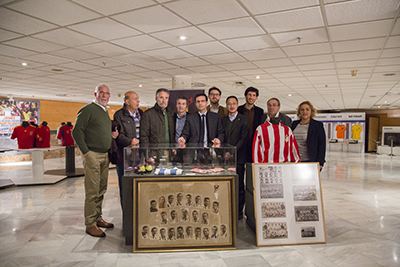Los veteranos en el museo del deporte 