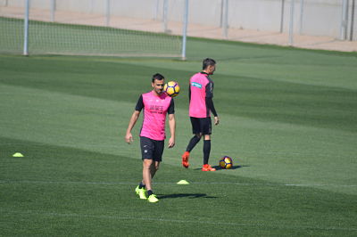 Saunier ha entrenado con normalidad 