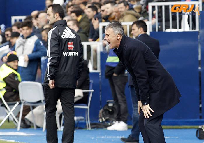 Lucas Alcaraz, en la banda de Butarque (LOF)