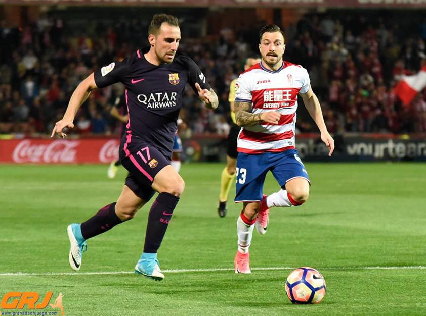 Héctor Hernández en una acción del encuentro (JOSÉ M. BALDOMERO)