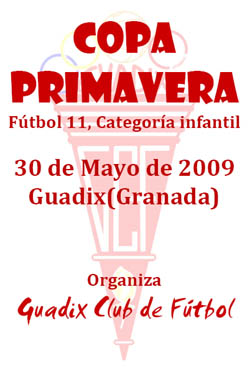 Cartel oficial de la Copa Primavera (GRJ)