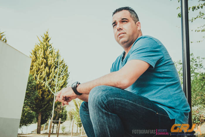 Germán Crespo, entrenador del Agroisa Huétor Tájar (VICENTE CARVAJAL)