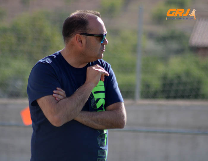Manolo Rojas, entrenador del Churriana CF (J. PALMA)