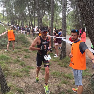 Uno de los participantes en la prueba 