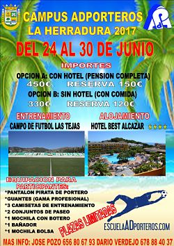 Cartel del campus de ADPorteros 