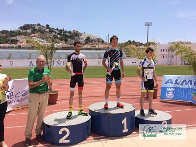 Pódium masculino de la prueba 