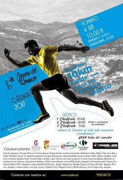 Cartel de la prueba 