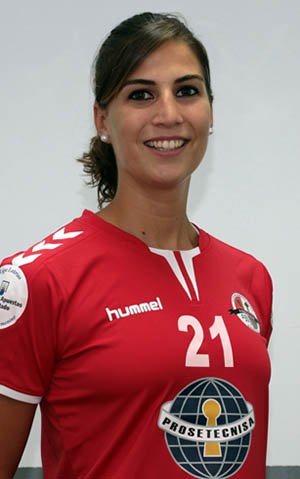 Irene Espínola, jugadora sexitana de balonmano (GRJ)