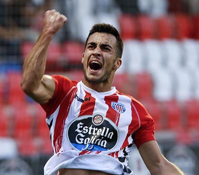 Joselu ha marcado 23 goles esta temporada con el CD Lugo