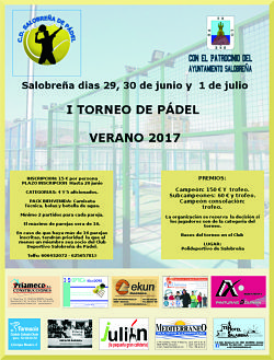 Cartel del torneo 