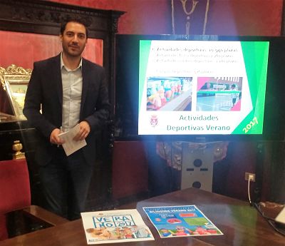 Castillo presenta las actividades deportivas 