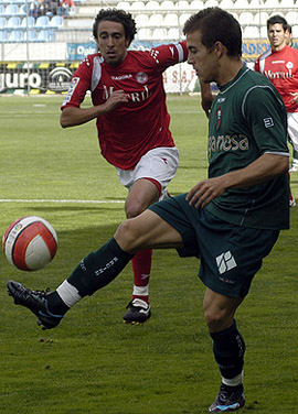 Falcón en el partido ante Racing (PACO AYALA)