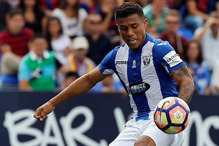 Darwin Machís en un partido de esta pasada temporada con el Leganés