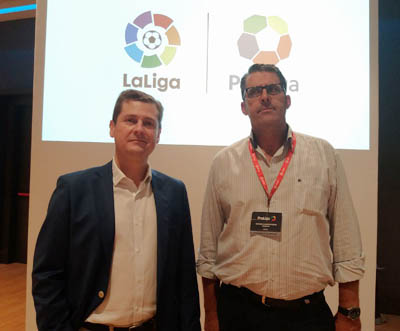Manolo Écija y Antonio Guardeńo en la LFP 