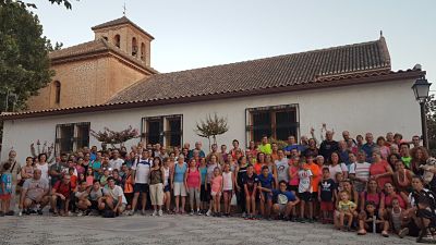 Participantes en la ruta 