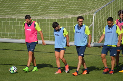 Un día más de trabajo para los rojiblancos 