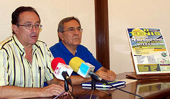 Nicolás Marín junto a Jose Mª Nievas en la presentación del Torneo