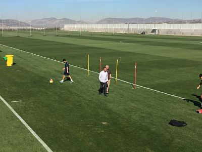 Salvador y Cordón han estado sobre el césped 