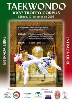 Cartel del Trofeo Corpus de Taekwondo