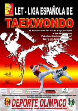 Cartel de la Liga Española de Taekwondo