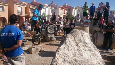 Uno de los participantes en acción 