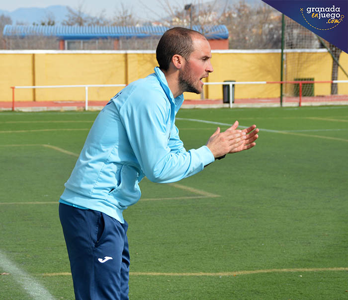 Ismael Bailón, entrenador del CD Campotéjar (GRJ)
