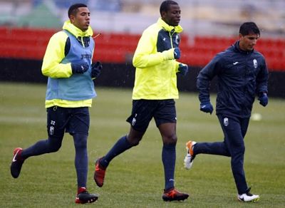 La lluvia, presente en la Ciudad Deportiva (GRANADA CF)
