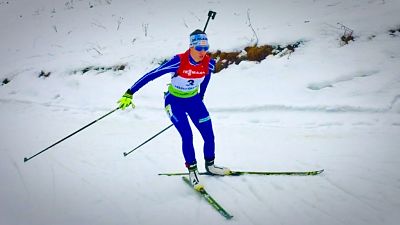 Victoria Padial en el sprint de 7,5 KM