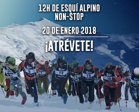 En Sierra Nevada se disputará por primera vez 12 horas ininterrumpidas sin esquiar (CETURSA)