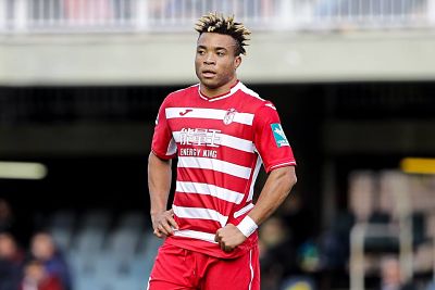 Kunde durante el choque contra el Barca B 