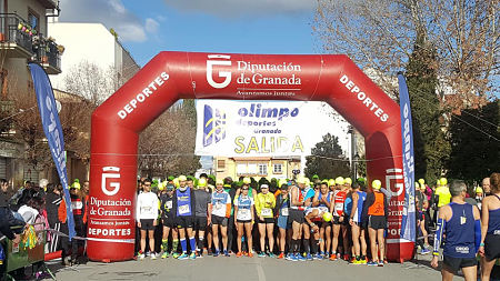 Inicio de la prueba en Cullar Vega