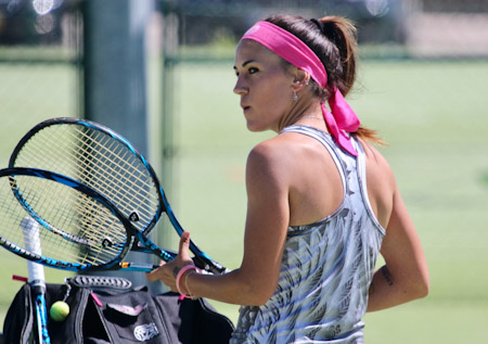 Nuria Parrizas ha pasado de ronda en dobles 