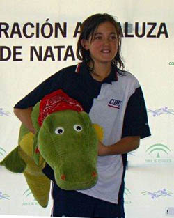 Marina Doménech, nadadora del CDU Granada