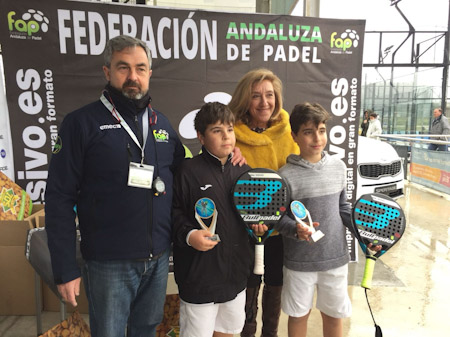 Entrega de trofeos del Circuito andaluz de Padel
