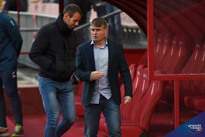 Morilla, en su primer partido al frente del Granada 