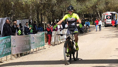 Un corredor durante el Rally Villa de Santa Fe