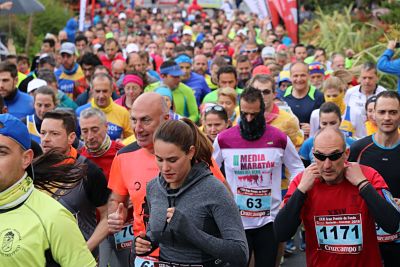 Un millar de corredores estuvieron en la prueba de Alhama 