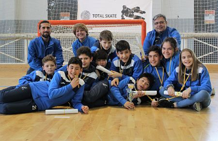 CHP Cájar  alevín tras la victoria