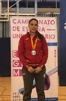 Ludovica Capasa se ha proclamado subcampeona de España universitaria de esgrima